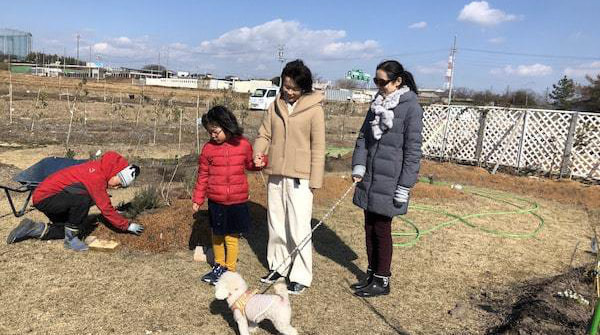 広い園内を散策できます